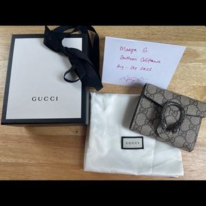 ***SOLD***  Gucci Dionysus Wallet.
